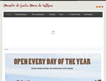 Tablet Screenshot of monestirvallbona.cat